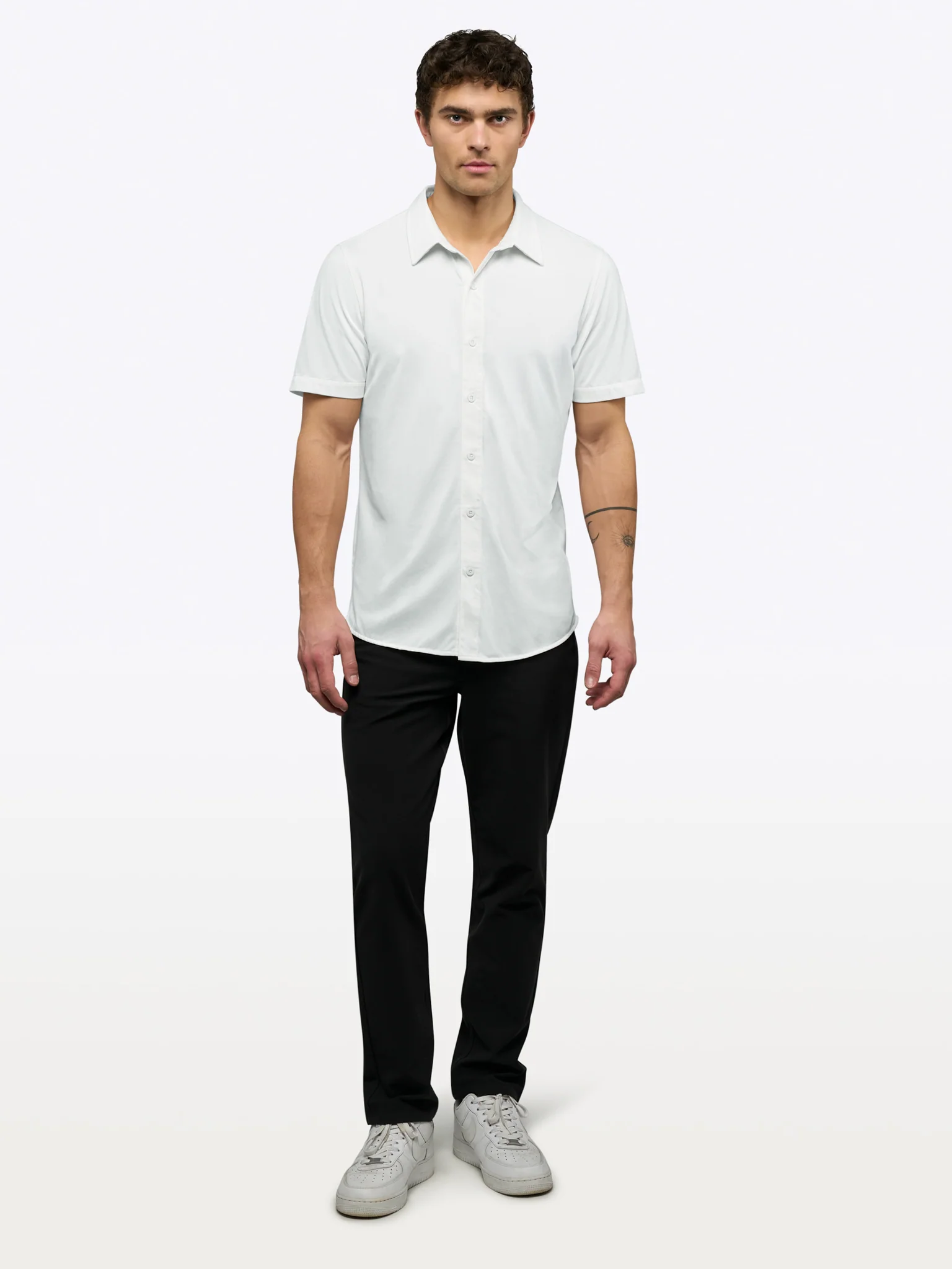 AO Button Up | White Signature-Fit PYCA Pro® - Image 4