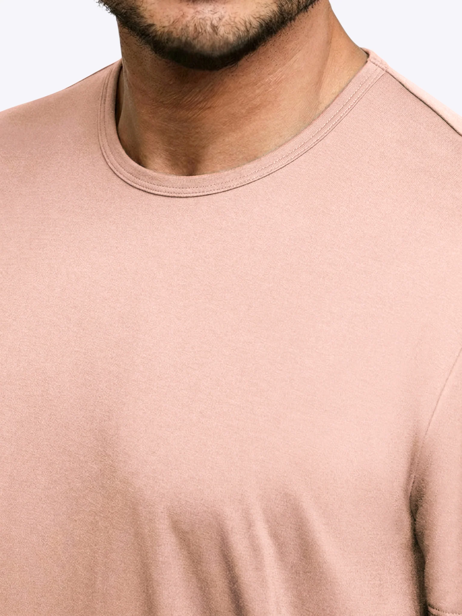 AO Curve-Hem Tee | Dusty Rose PYCA Pro® - Image 6