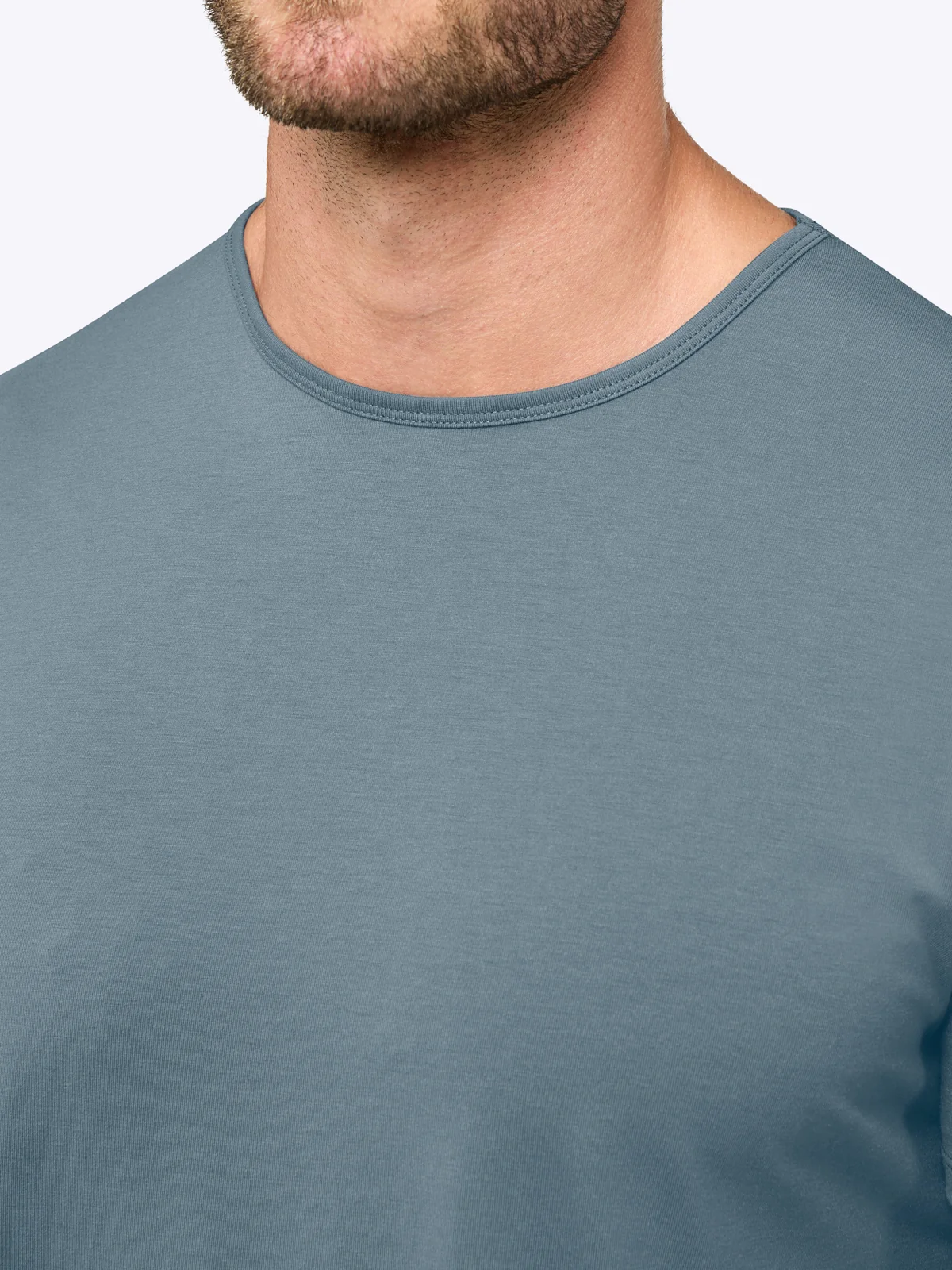 AO Curve-Hem Tee | Naples Blue Signature-Fit PYCA Pro® - Image 5