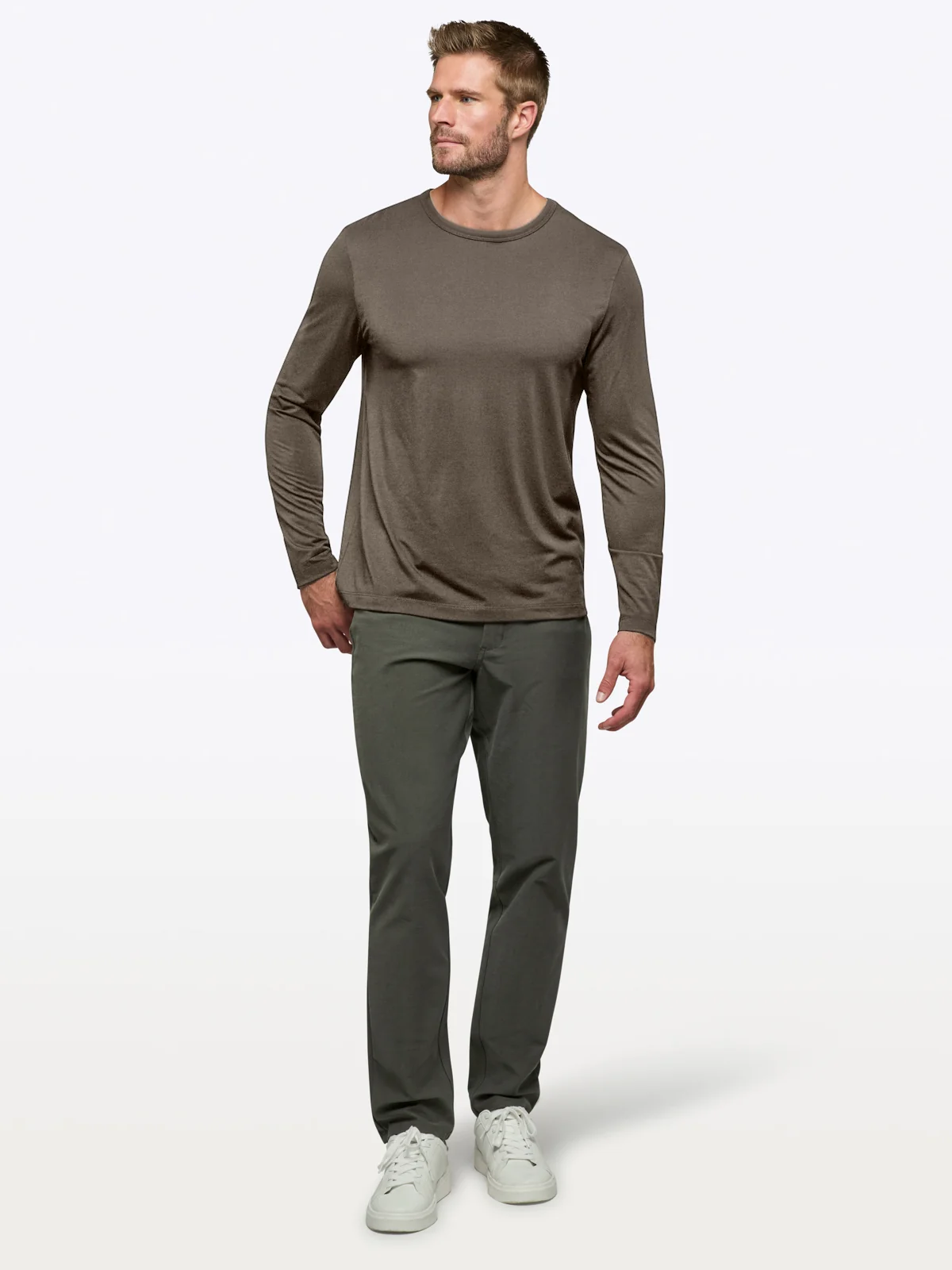 AO Forever Long Sleeve Tee | Morel Classic-Fit PYCA Pro® - Image 4