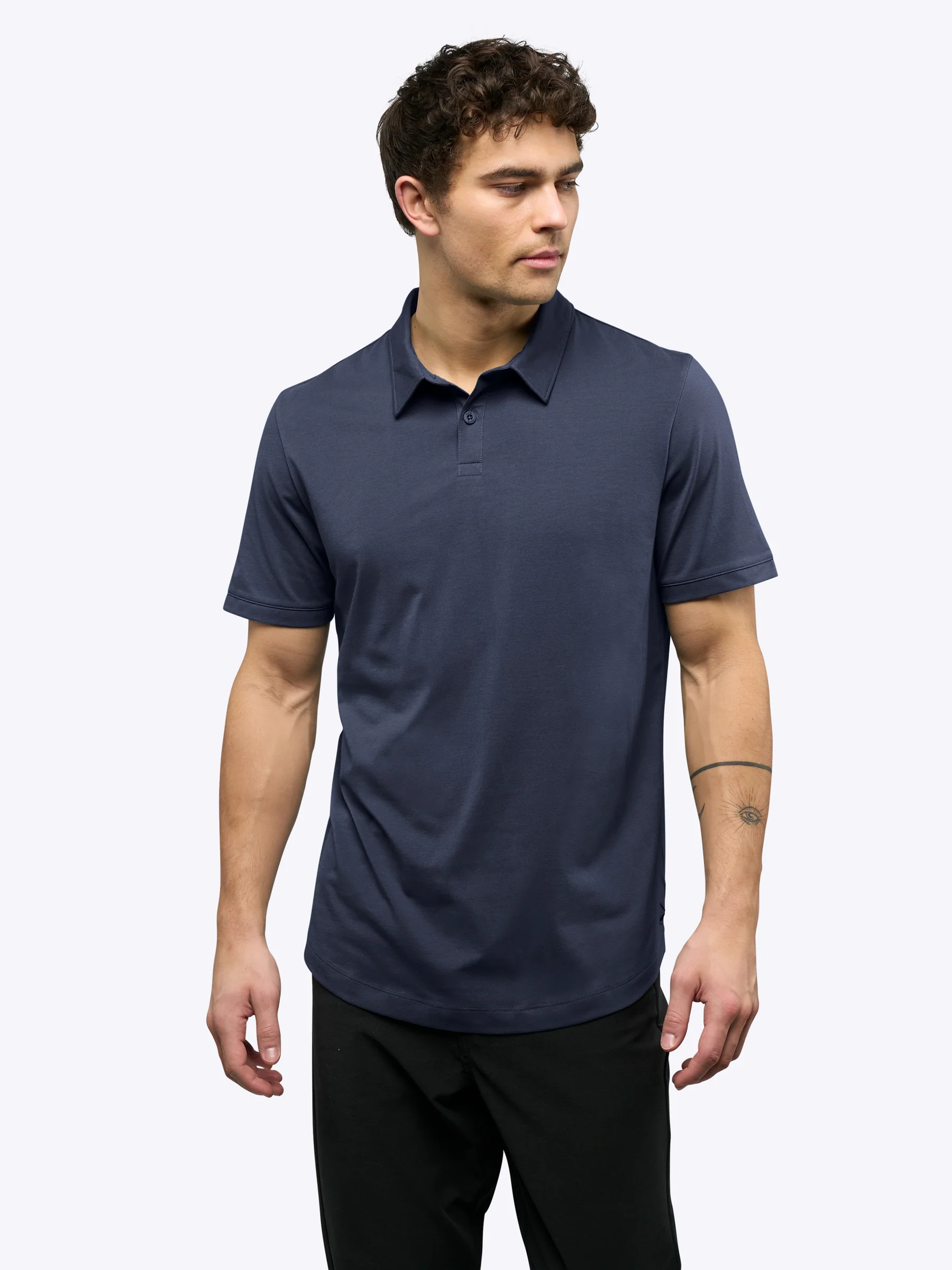 AO Polo | Pacific Blue Signature-Fit PYCA Pro® - Image 2