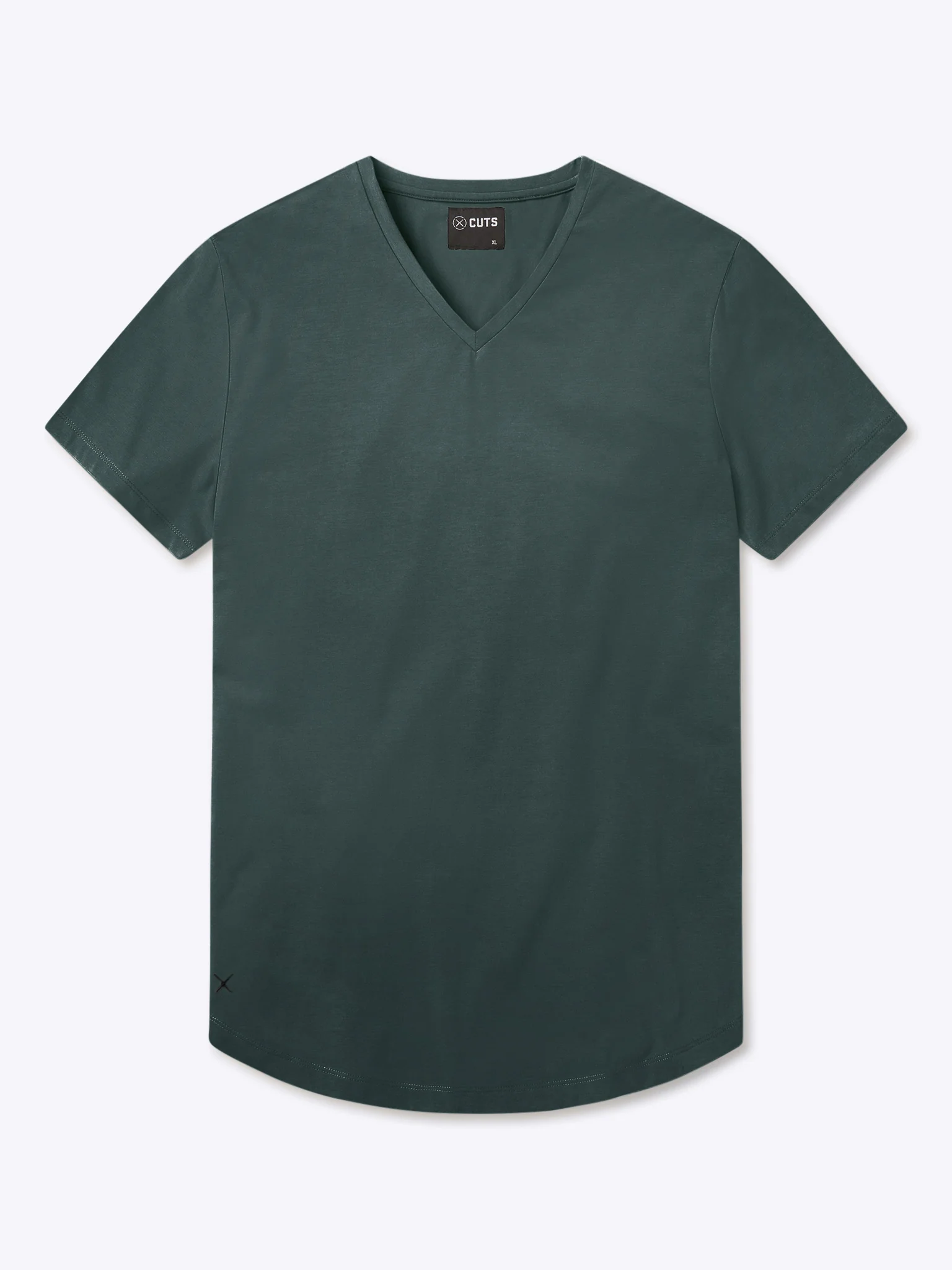 AO V-Neck Curve-Hem Tee | Bonsai Signature-fit PYCA Pro®