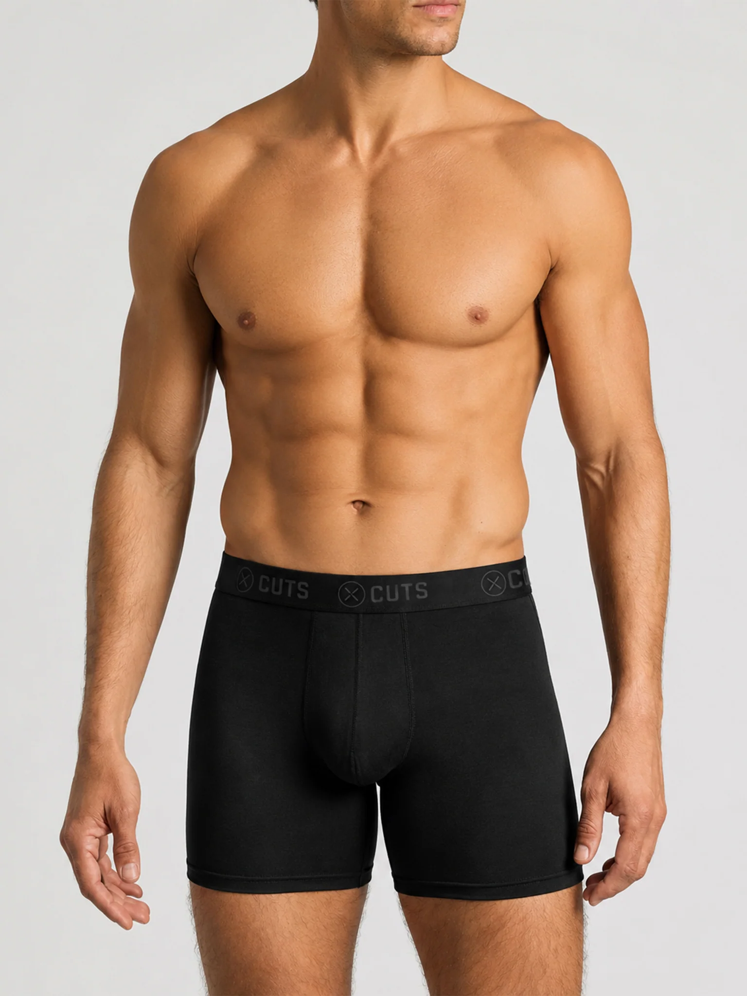 Organic Cotton Boxer Brief 6-Pack | Black - Image 3