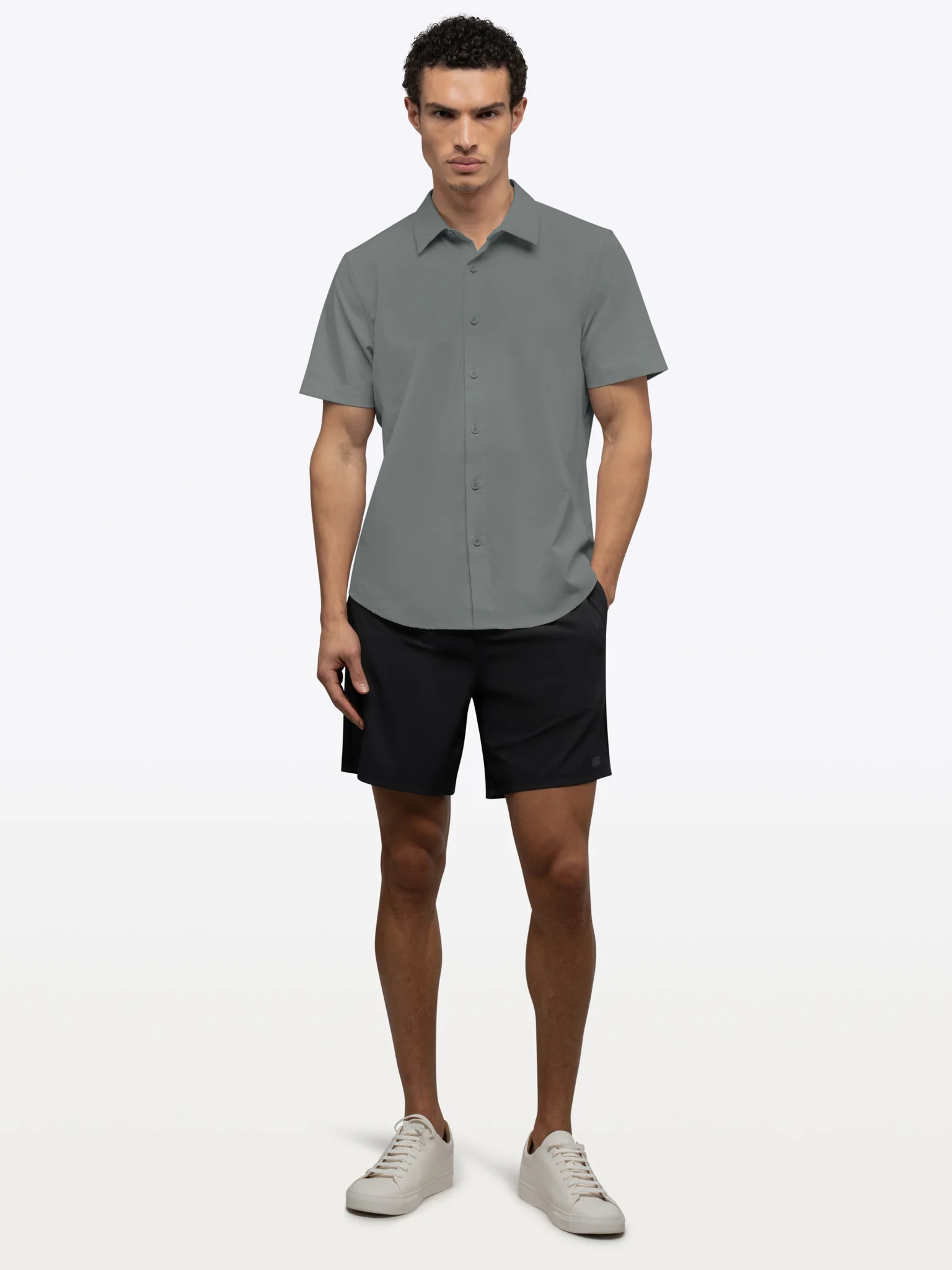 Crossover Button Up | Sage Signature Fit - Image 4