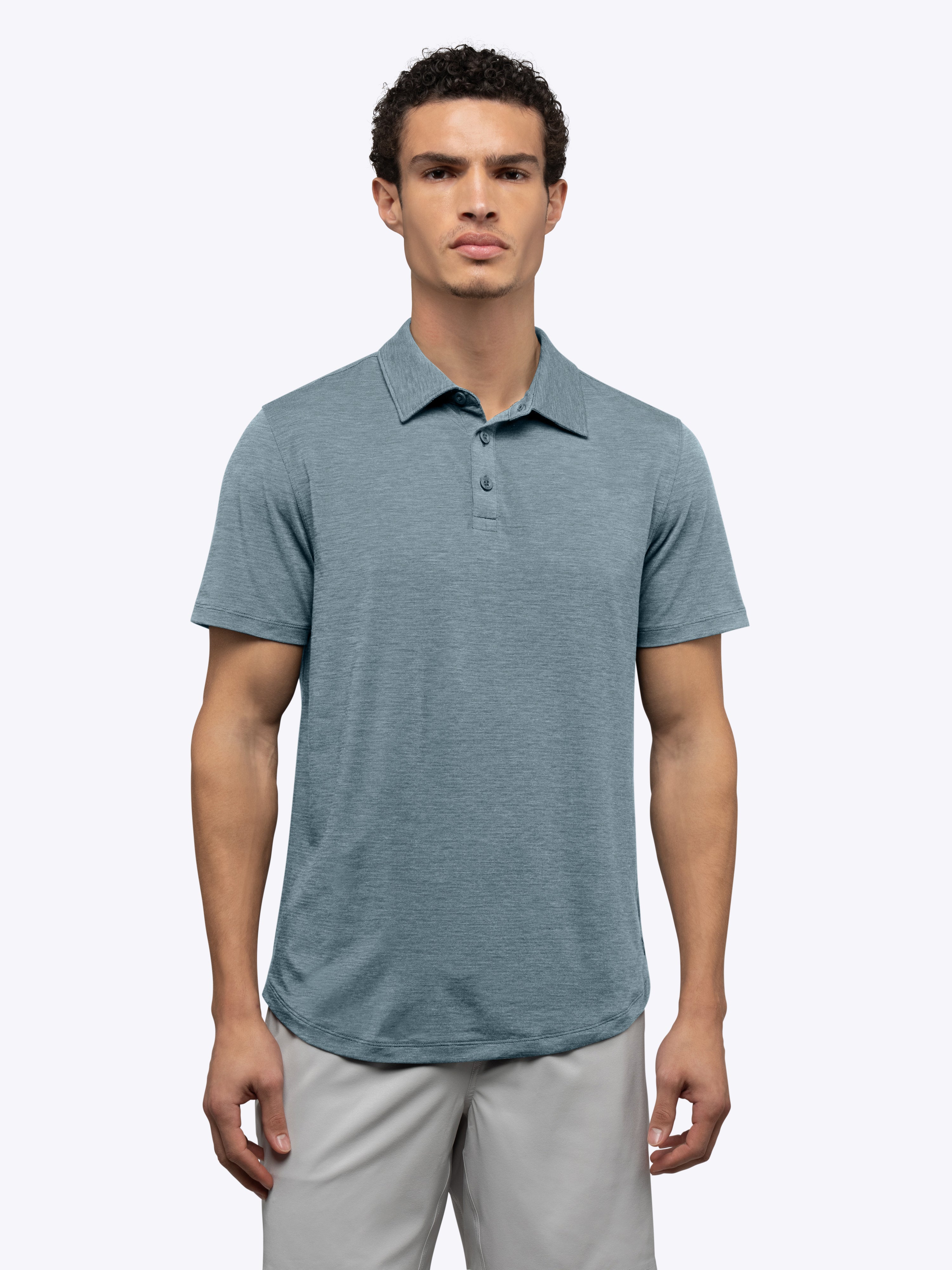 Crossover Polo | Naples Blue Signature Fit - Image 2
