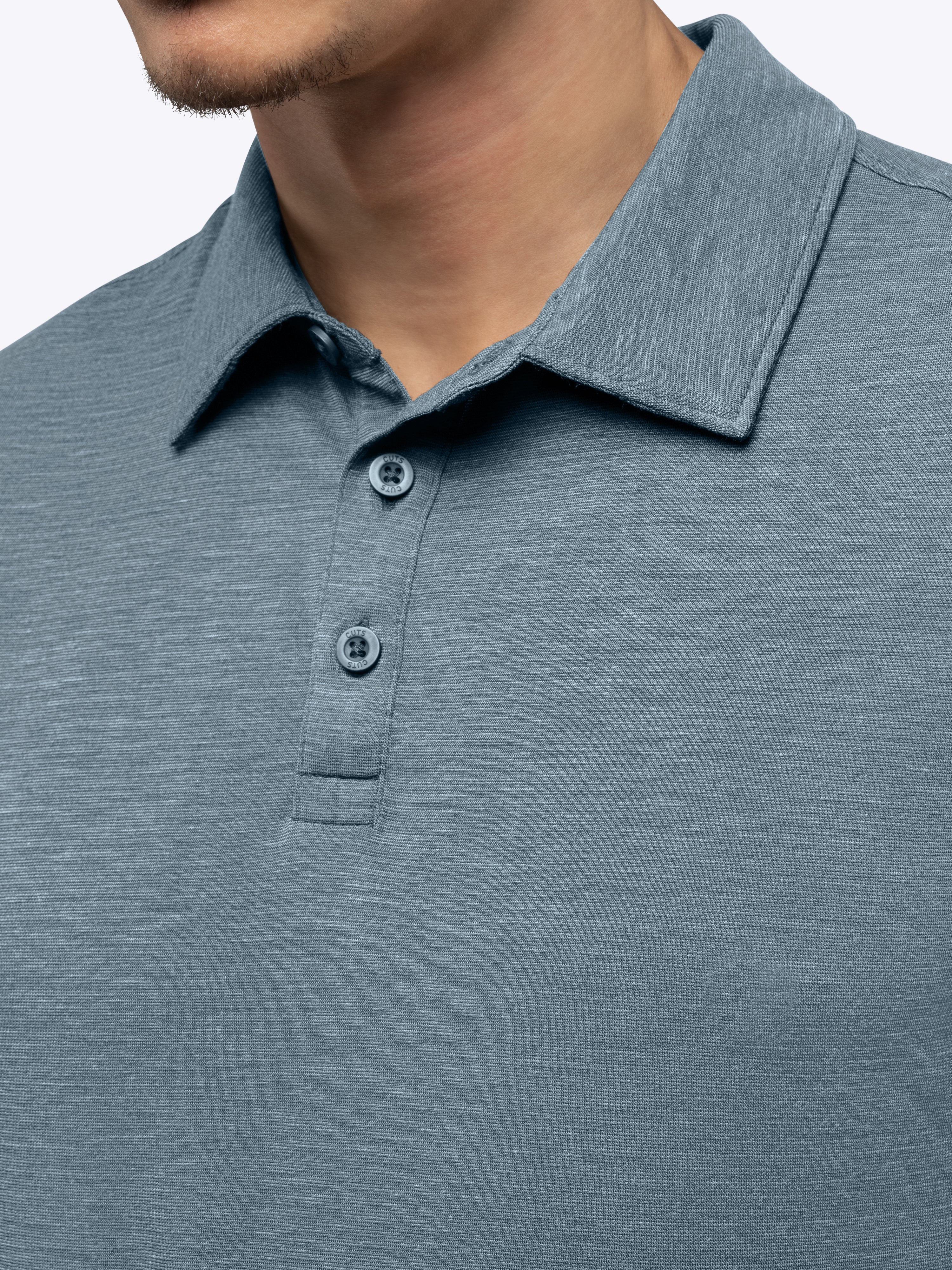Crossover Polo | Naples Blue Signature Fit - Image 6