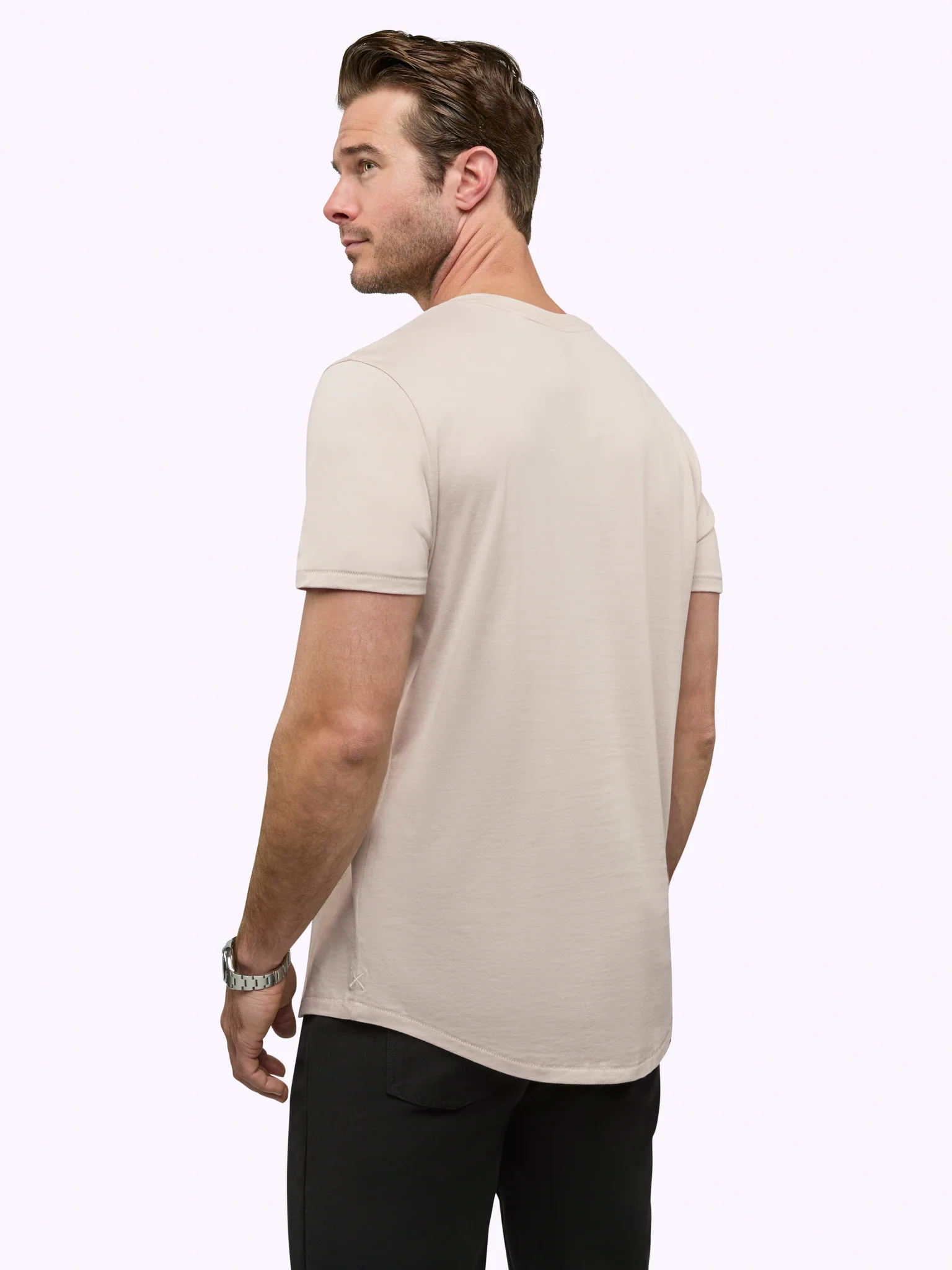 Featherlight Pima Tee | Clay Signature-fit - Image 3