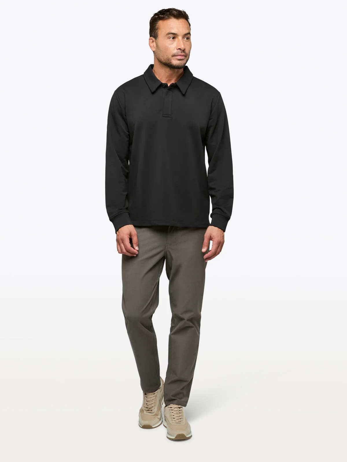 Hyperloop Rugby Polo | Black Signature-Fit - Image 4