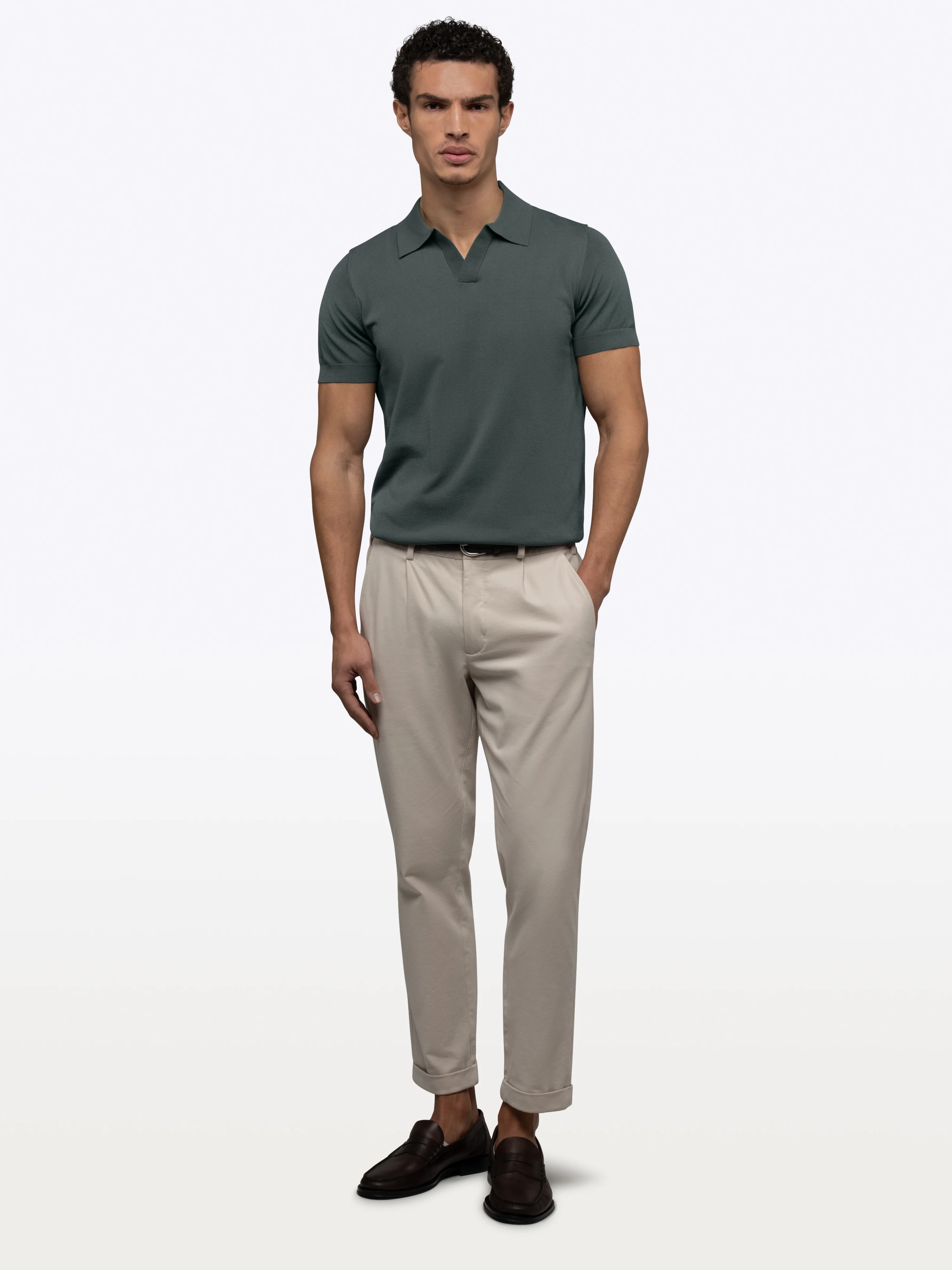 Riviera Knit Polo | Urban Chic Signature-Fit - Image 4