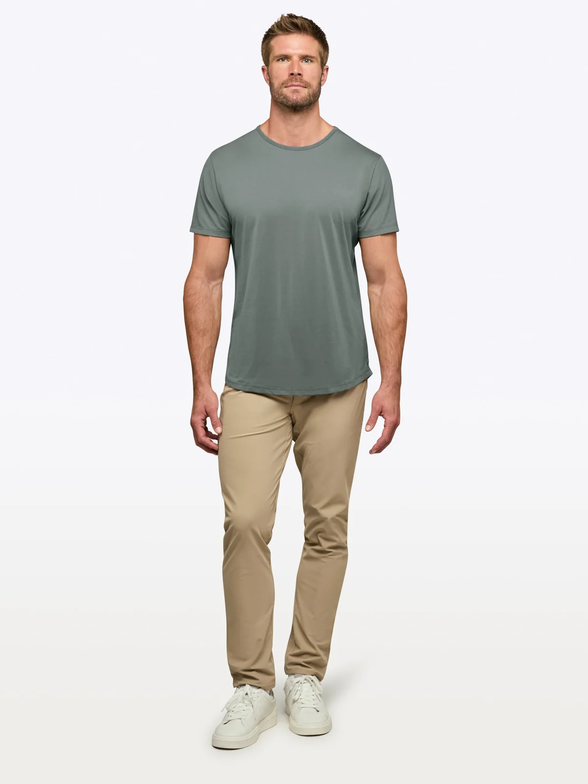 AO Curve-Hem Tee | Sage Signature-fit PYCA Pro® - Image 3